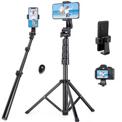 Mobilholder med Selfiestang & Bluetooth-fjernkontroll – perfekt for foto & video