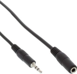InLine 3,5mm han - 3,5mm hun - lydkabel med forlængerledning, 2 m