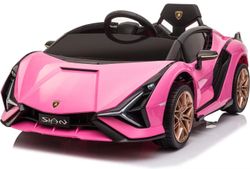 Lamborghini Sian 12V -elbil, lyserød