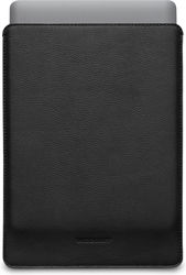 Woolnut Leather Sleeve -skyddsfodral för 13-tums MacBook Pro & Air, svart