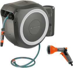 Gardena Wandslangenbox 35 RollUp XL Wit + Broes