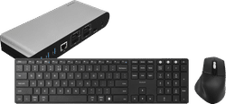 BlueBuilt DisplayLink Docking Station Pro + Toetsenbord en Muis Set