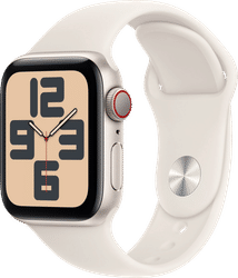 Apple Watch SE 2024 4G 40mm Starlight Sportband M/L