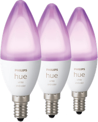 Philips Hue White and Color E14 3-pack