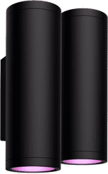 Philips Hue Appear muurlamp White and Color Zwart Duo Pack
