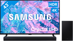 Samsung Crystal UHD 43CU7040 (2024) + Soundbar