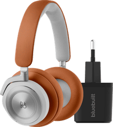 Bang & Olufsen Beoplay HX Bruin + BlueBuilt Quick Charge Oplader met Usb A Poort 18W Zwart
