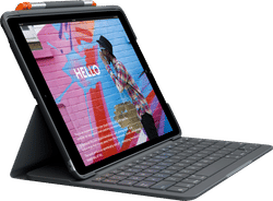 Logitech Slim Folio Apple iPad (2021/2020) Toetsenbord Hoes QWERTY