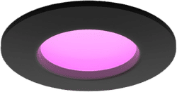 Philips Hue inbouwspot Slim - White and color - 90mm - zwart