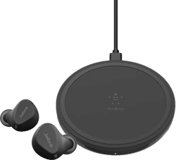 Jabra Elite 4 Active Zwart + Belkin Boost Up Draadloze Oplader 10W Zwart