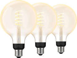 Philips Hue Filament White Ambiance Globe XL 3-pack