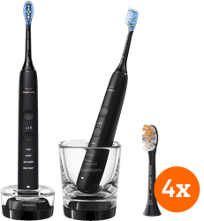 Philips DiamondClean 9000 HX9914/54 Duo Pack + Premium All-in-one (4 stuks)