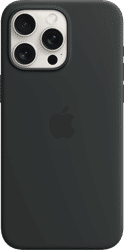Apple iPhone 15 Pro Max Back Cover met MagSafe Zwart