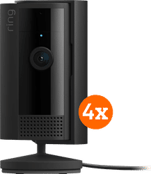 Ring Indoor Cam 2nd Gen - Zwart 4-pack