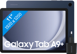 Samsung Galaxy Tab A9 Plus 11 inch 128GB Wifi Blauw + BlueBuilt Oplader