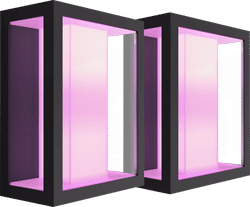 Philips Hue Impress muurlamp White and Color zwart breed duo pack