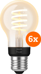 Philips Hue Filament White Ambiance Standaard 6-pack