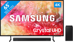 Samsung Crystal UHD 65DU7100 (2024) + Soundbar