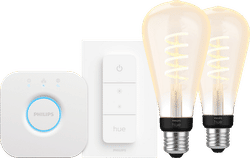 Philips Hue Filament White Ambiance Edison XL 2-Pack Startpakket