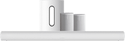 Sonos Arc Wit + 2x Era 100 Wit + Sub Mini Wit