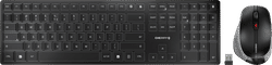 CHERRY DW 9500 SLIM Desktop Draadloze Toetsenbord en Muis Set Qwerty Zwart