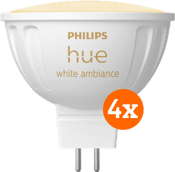 Philips Hue spot White Ambiance MR16 4-pack