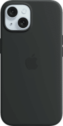 Apple iPhone 15 Back Cover met MagSafe Zwart