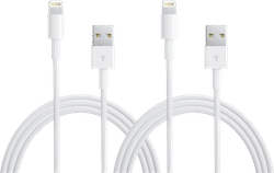 Apple Usb A naar Lightning Kabel 1m Kunststof Wit Duopack