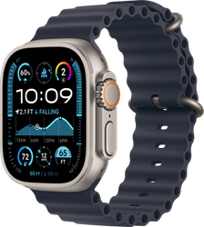 Apple Watch Ultra 2 4G 49mm Zilver Ocean Band Blauw