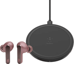 JBL Live Pro 2 Roze + Belkin Boost Up Draadloze Oplader 10W Zwart