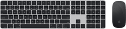 Apple Magic Keyboard met numeriek toetsenblok en Touch ID Qwerty + Mouse (2021) Zwart