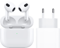 Apple Airpods 3 met standaard oplaadcase + Apple USB C oplader