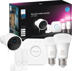 Philips Hue Secure Starterkit - White and Color - E27
