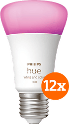 Philips Hue White and Color E27 1100lm 12-pack