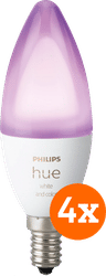 Philips Hue White and Color E14 4-Pack