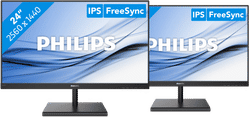 2x Philips 245E1S
