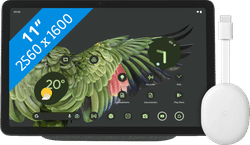 Google Pixel Tablet 256GB Wifi Grijs + Chromecast 4K met Google TV