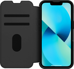 Otterbox Strada Apple iPhone 13 Book Case Leer Zwart