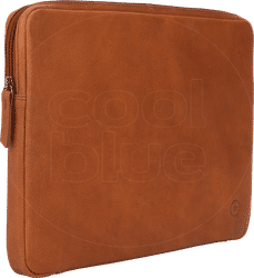 BlueBuilt 14 inch Laptophoes breedte 32 cm - 33 cm Leer Cognac