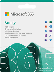 Microsoft Office 365 Family EN Abonnement 1 jaar