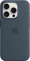 Apple iPhone 15 Pro Back Cover met MagSafe Stormblauw