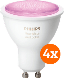 Philips Hue White and Color GU10 4-pack