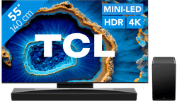 TCL QD Mini-LED 55C803 (2023) + soundbar