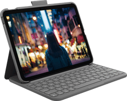 Logitech Slim Folio Apple iPad (2022) Toetsenbord Hoes QWERTY