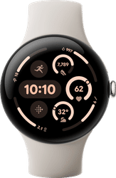 Google Pixel Watch 3 Zilver/Crème 45mm