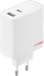 OnePlus SuperVOOC Oplader 80W met 2 Poorten + Usb C kabel