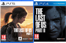 The Last of Us Part 1 PS5 + The Last of Us Part II PS4