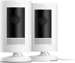 Ring Stick Up Cam Plug-In - Wit 2-pack