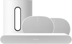 Sonos Ray Wit + 2x Era 300 Wit + Sub Mini Wit