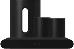 Sonos Ray Zwart + 2x Era 100 + Sub Mini Zwart